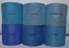 DIAMOND MESH WRAP ROLL CRYSTAL RHINESTONE SPARKLE BLING RIBBON/WEDDING DECOR