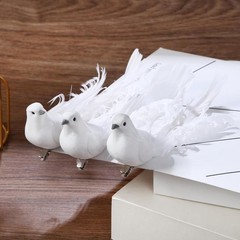 Artificial Bird for d��cor Christenings Decorative Feathers Foam For Wedding