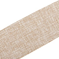 10 Meters Natural Burlap Jute Hessian Ribbon Roll Garland Wedding Decor 5cm Wide