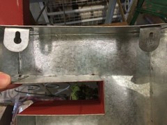 NEW Large RED Galvanized Metal LOVE- SIGN LETTERS approx. 12″ Tall