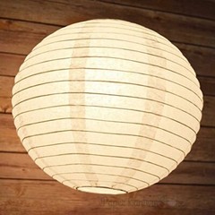Quasimoon BULK CASE 6″ White Round Paper Lantern, Hanging Decorations, Even R…