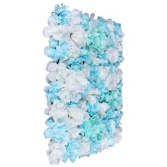 12PCS Wedding Valentine’s Backdrop Decor Artificial Silk Rose Flower Wall Panels