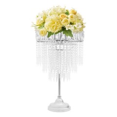 Silver Flower Stand, 40*70cm Wedding Flower Stand, Round Centerpieces Stand NEW