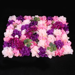 6 Pack Artificial Flower Wall Panels 3D Flowers Wall Panel Backdrop for Wedding