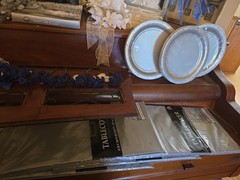 Wedding Accessories And Decorations Lot – Silver, White, Royal Blue