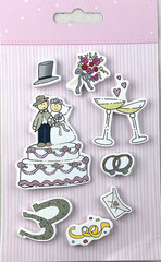 Set of 8 Decorative Stickers Decals Gifts Decoration 42078 Wedding Cheap