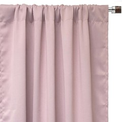 YCC Linens – Blackout Polyester Curtains with Rod Pockets 2 Panels