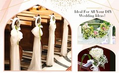 24 Pieces Church Pew Clips Heavy Duty Plastic Hook Chair Wedding Ceremony