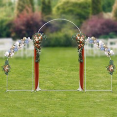 3 Pcs Stand Metal Shelf Wedding Balloon Backdrop Rack Venue Decor Frame Outdoor