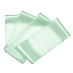 7x108in Light Green Satin Chair Sash Bows & Ribbon Ties – 100PCS Decorative