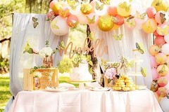 3D Butterfly Wall Decor 48 Pcs – 4 Styles & 3 Sizes, Removable Wall Gold