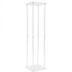 Clear Acrylic Floral Display Stand Modern Wedding Event Centerpiece Decoration