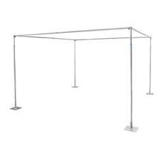 3*3*3m 4 Post Canopy Chuppah Mandap Wedding Photo Studio Background Hardware Kit