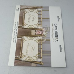 Wedding Chair Signs His Prince Her Princess By David Tutera