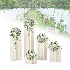For Party Tables Decor 5pcs Wedding Centerpieces Cardboard Vases Flowers Stands