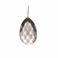 WHOLESALE – LOT OF 6 5.5″ LARGE ACRYLIC CRYSTAL Teardrop Wedding Decor Ornament