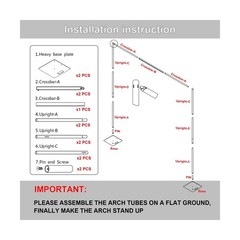 Pipe and Drape Backdrop Stand,8ft x 10ft Backdrop Stand, Adjustable Metal Hea…