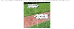 Wedding Reception Signs Set Of 2