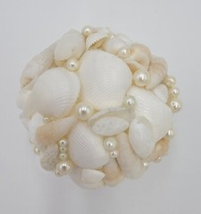 Beach Wedding Seashell Ornament Table Decor 4″ Orb Beach Wedding Beach Décor