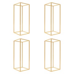 4Pcs Metal Flower Stand Party Wedding Centerpiece Column Holder Rack Decor