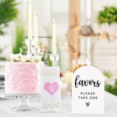 Versatile 5×7 Acrylic Wedding Sign – Ideal for Bridal Showers and Celebrations