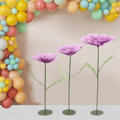 Artificial Corn Poppy Flower for Wedding Decoration, Birthday Party Banquet