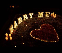 Proposal Package Marry Me Letters 1000 Rose Petals 50 Candles& 2 Champagne Glass