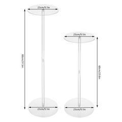 10pcs Acrylic Flower Vase Flowers Stand for Party Dessert Tables Decorations
