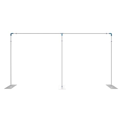 10x20ft Wedding Backdrop Stand Pipe Kit Curtain Veil Flower Frame Telescopic