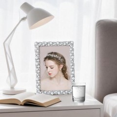 5×7 Picture Frame, Wedding Picture Frame for Metal Frame with 5X7 Pearl White