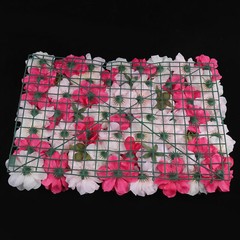 4pc Silk Flower Wall Panels 60 × 40 cm Artificial Floral Backdrop Wedding