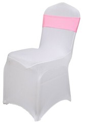 100 Spandex Stretch Chair Cover Sashes Bows for Wedding Party (Pink)~FREE SHIP