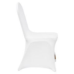 Uimoso 100PCS White Stretch Spandex Chair Covers for Weddings, Parties,