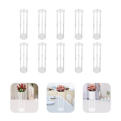 10pcs 80cm Acrylic Artificial Flower Vase Stand Wedding Centerpieces Decoration