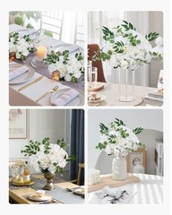 VEVOR Flower Balls Wedding Centerpieces 17.7-Inch Fake Flower Arrangement 10 PCS