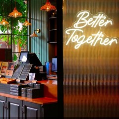 Better Together Neon Sign,Neon Light for Wall Decor,Wedding better together