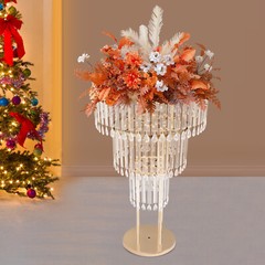 Gold Iron+Acrylic Flower Stand for Wedding Centerpieces Wedding Flower Stand