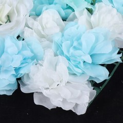 Artificial Silk Rose Flower Wall Panels 12PCS Wedding Valentine’s Backdrop Decor