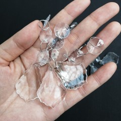 30Pcs Acrylic Crystal Beads String Garland Chain Chandelier Hanging Home Party