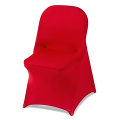 Uimoso 50PCS Red Stretch Spandex Chair Covers for Weddings, Parties, and Dining