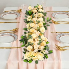 Artificial Flowers for Party Wedding 100*30cm Artificial Silk Flowers Row HOT