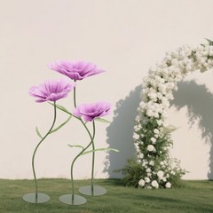 Artificial Corn Poppy Flower for Wedding Decoration, Birthday Party Banquet