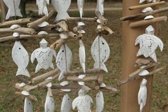 Seaside Wedding Driftwood Sea Turtle Fish Hanging Mobile Decor – 6 items