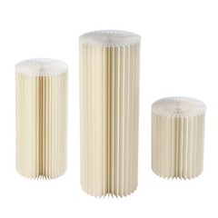 Three-piece Set Foldable Cardboard Flower Stand With Pvc Panel DIY Flowers