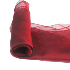 burgundy wine red organza chair sashes ties bows ribbon wedding birthday decor