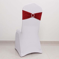 5 RED Spandex Chiavari Chair Cushion Covers Wedding Reception Party