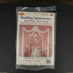 Vintage 1993 Beistle Wedding Party Canopy Amscan Bridal Shower Centerpiece Lot 3
