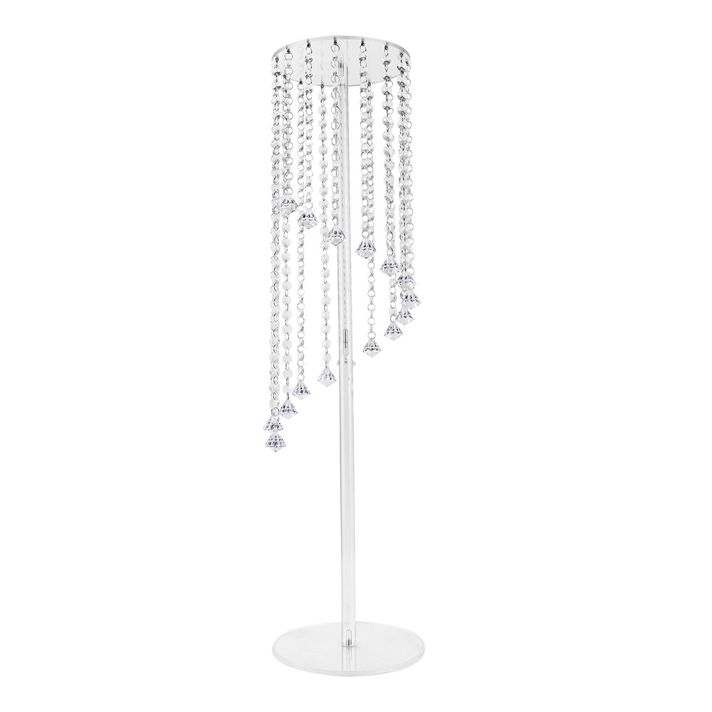 10 Pack Acrylic Crystal Flower Stand 80cm Tall Wedding Centerpiece