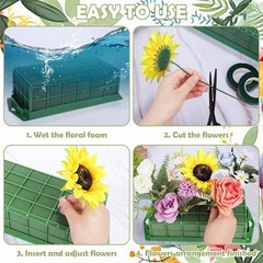 6 Pieces Floral Fo Ca with Floral Fo for Fresh and Artificial