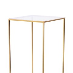 Gold Iron Metal Flower Stand 31 × 31 × 100 cm Wedding Decor Column